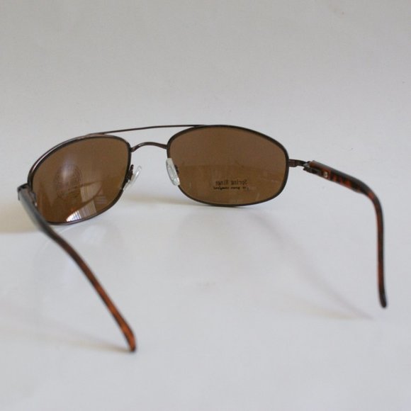 NWT TrueVintage Classic double bridge navigator style w/silver mirror sunglasses - Picture 3 of 9